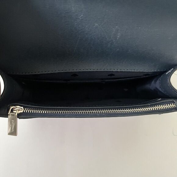 Kate Spade New York Crossbody Small Blue Floral Chain Remi Road Trip - Picture 8 of 8